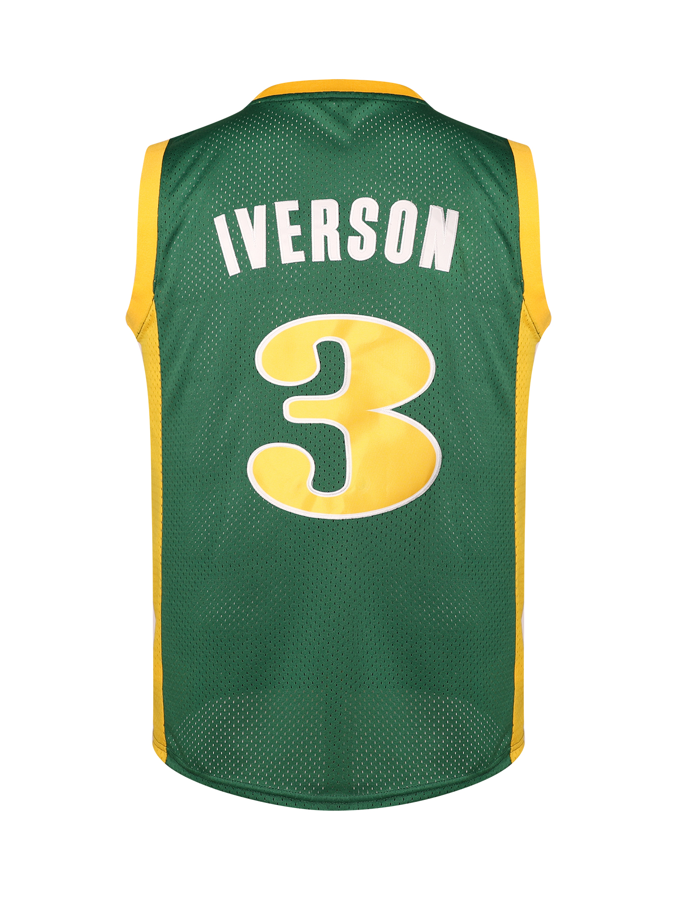 #3 IVERSON Retro Basketball Vest - Vintage Basketball Jersey - Woven Polyester Vest, Round Neck, - Basketball, Sports, Casual Wear Classic Style