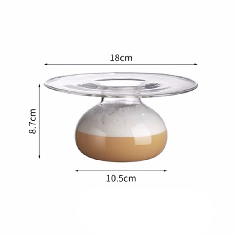 Creative Cocktail Glasses UFO Restaurant Hotel Molecule Gourmet Container Glassware Japanese Cuisine Sashimi Flying Saucer Plate
