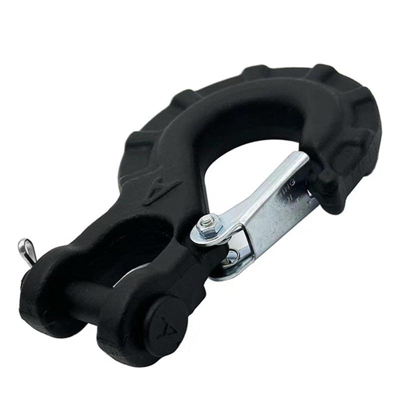 Winch Latch Automobile Rescue Hook Trailer Hook Load Supporting Structure Hook Forged Steel Winch Cable Hook Tractor Hitch tools smile