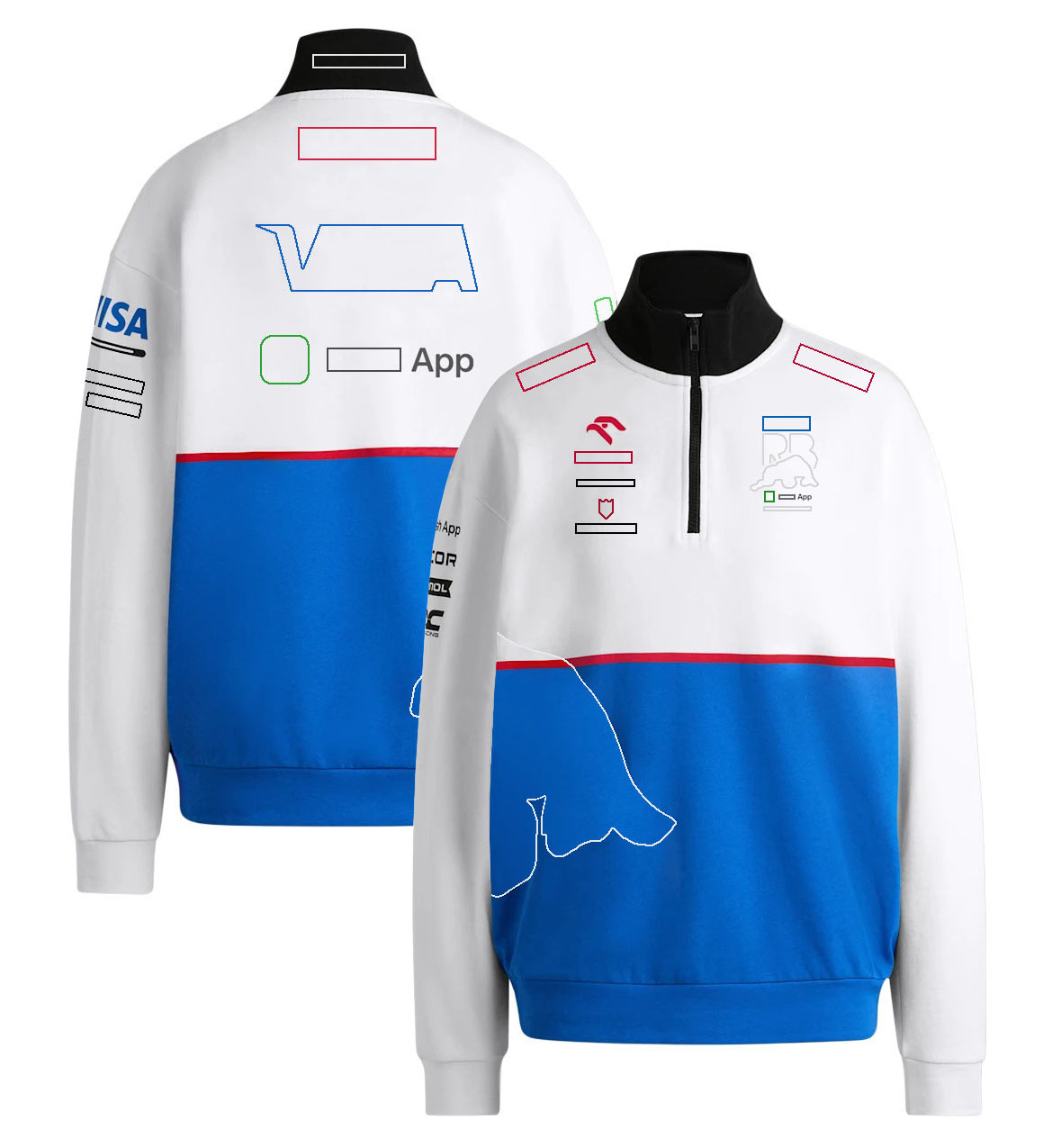 F1 for Men 2024 Formula 1 Team Full-length Zip Hoodie New Season Racing Fans Fashion Half-zip Sweatshirt Pullover Unisex free shipping