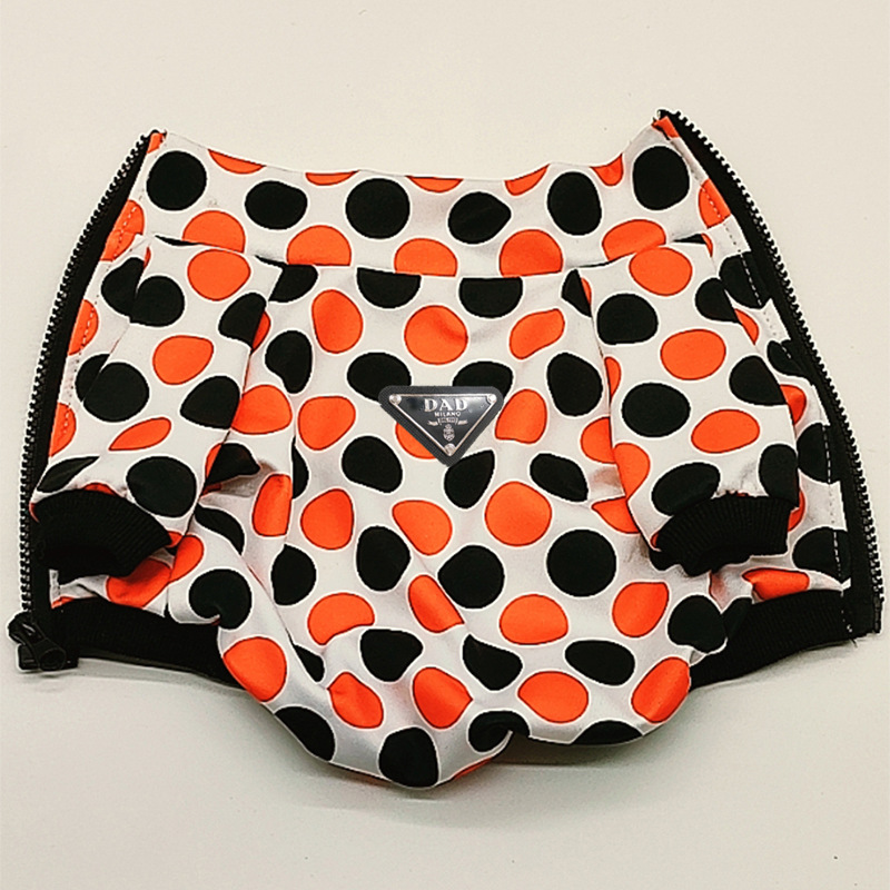 apparel fashion dog printed puppy clothes triangular metal dogs wear Free shipping
