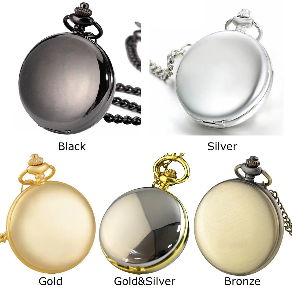 Black alloy retro anti pocket watch steampunk dual hunter mechanical skeleton pocket watch chain anniversary gift 241108