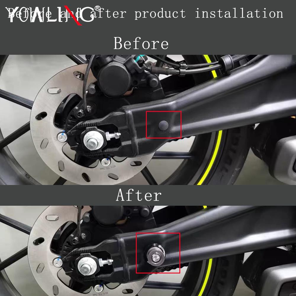 For Moto Guzzi BREVA750 BREVA 750 2008 2007 2006 2005 2004 M10 Motorcycle Accessories Swingarm Spools Slider Rear Stand Screws