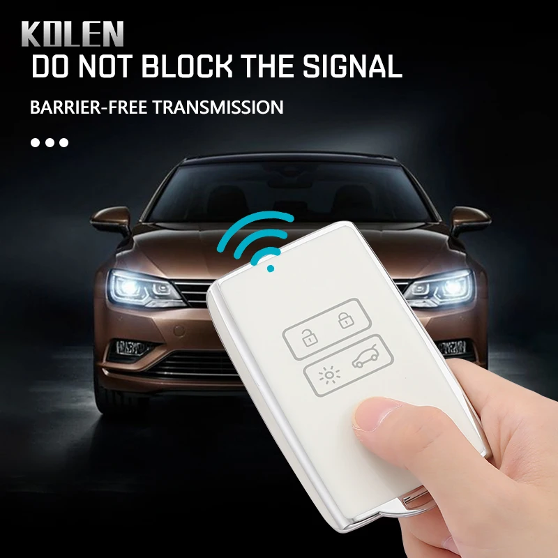 TPU Car Card Key Case Cover Shell Fob For Renault Koleos Captur Megane Clio Scenic Talisman Arkana For Dacia Sandero Accessories