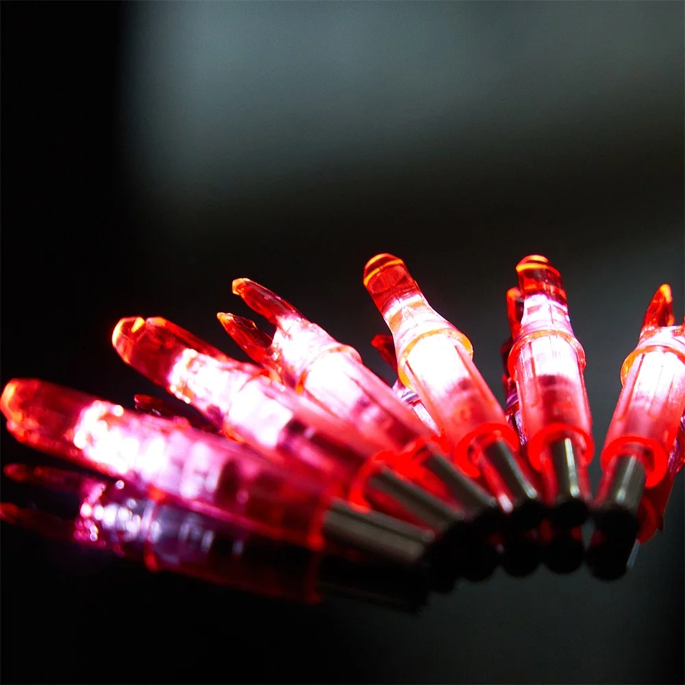 6PCS Archery LED Nock Lighted Nocks 6.2mm Bow and Arrow Nock Tail For 6.2MM Hunting Arrow Shaft Accessories