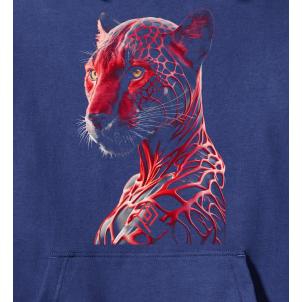 Hoodie for Mens Womens Jaguar Print Cool Cat Graphic Design Graphic Tees Pullover Hoodie Graphic Hoodies sweatshirt