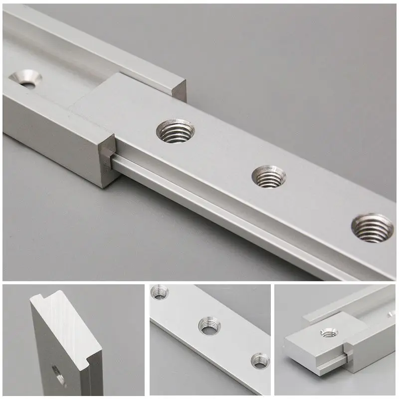 Slot Slider Aluminum T-track Sliding Bar T Slot Nut M6/M8 For 30/45 Type T-Track Jigs Screw Slot Fastener Woodworking Tools smile -Track