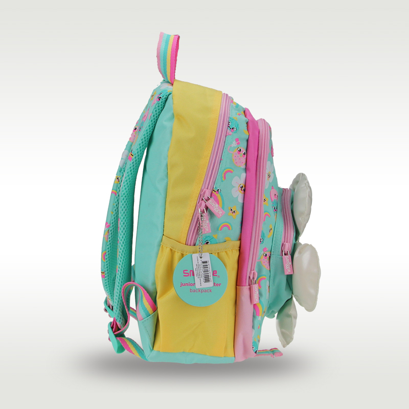 Australia Smiggle Original Children's Sschoolbag Girls Sunflower Shoulder Backpack Kawaii 3-7 Years Old Modelling Bags 14 Inches