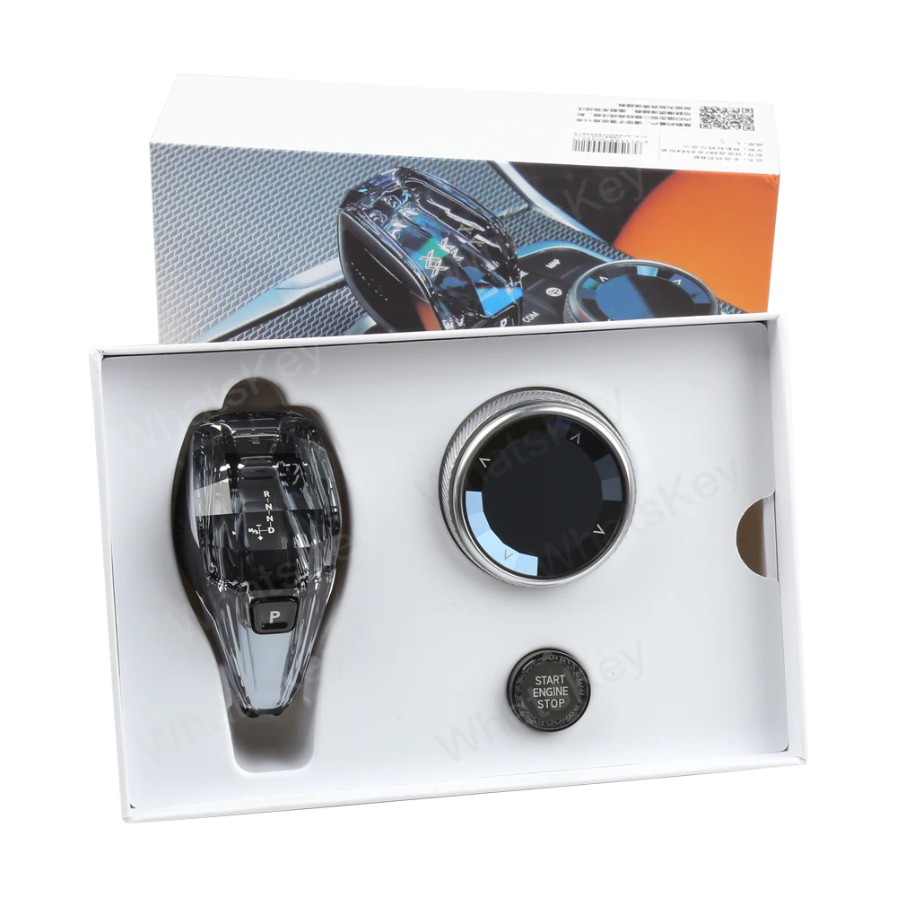 Crystal Gear Shift Knob Short Rod Type for BMW G30 G32 G01 G08 G11 G12 i8 F01 F10 F20 F30 F32 F25 F26 F15 F16 X5 X6 Short Type