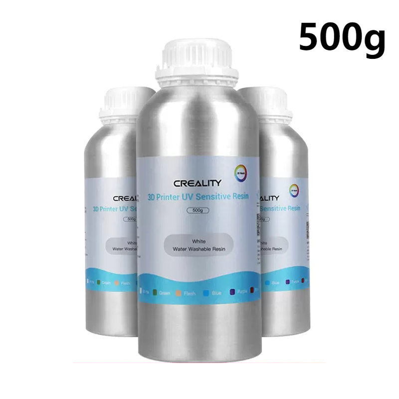 500g 1 Bottle 3D Printing Consumables LCD UV Sensitive Resin Material Washable Resin Washable Low Viscosity And Low Odor