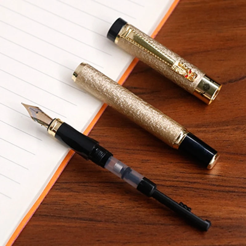 Office School Supplies Stationery for Men Women Luxury Gifts Fountain Pen 0.5mm for Extra Fine Metal Nib Pen Calligraphy