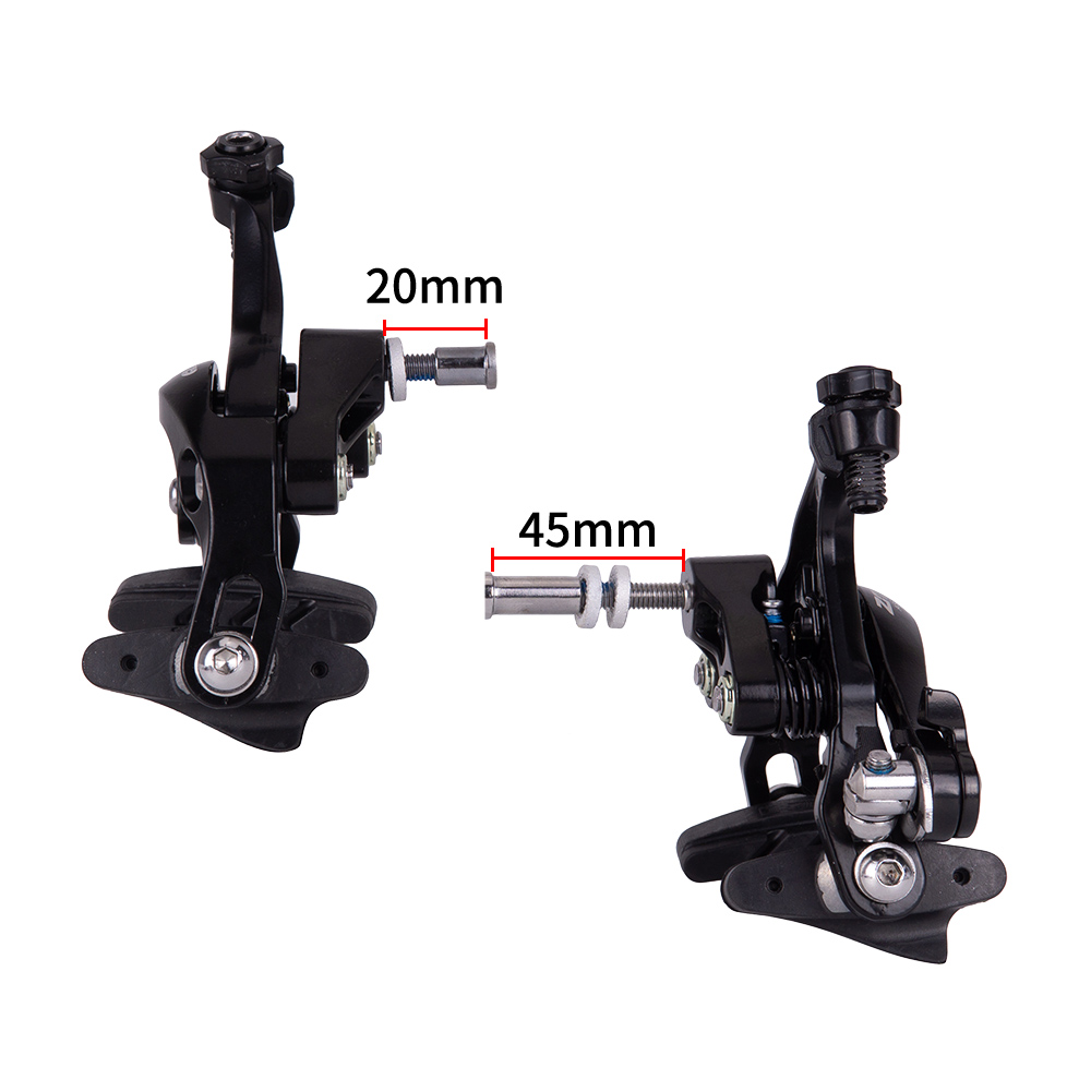 ZTTO Road Bike Dual Pivot Calipers Bicycle Brakes Racing Folding Bike Front Rear Side Pull Caliper Rim Caliper V Brake With Pads