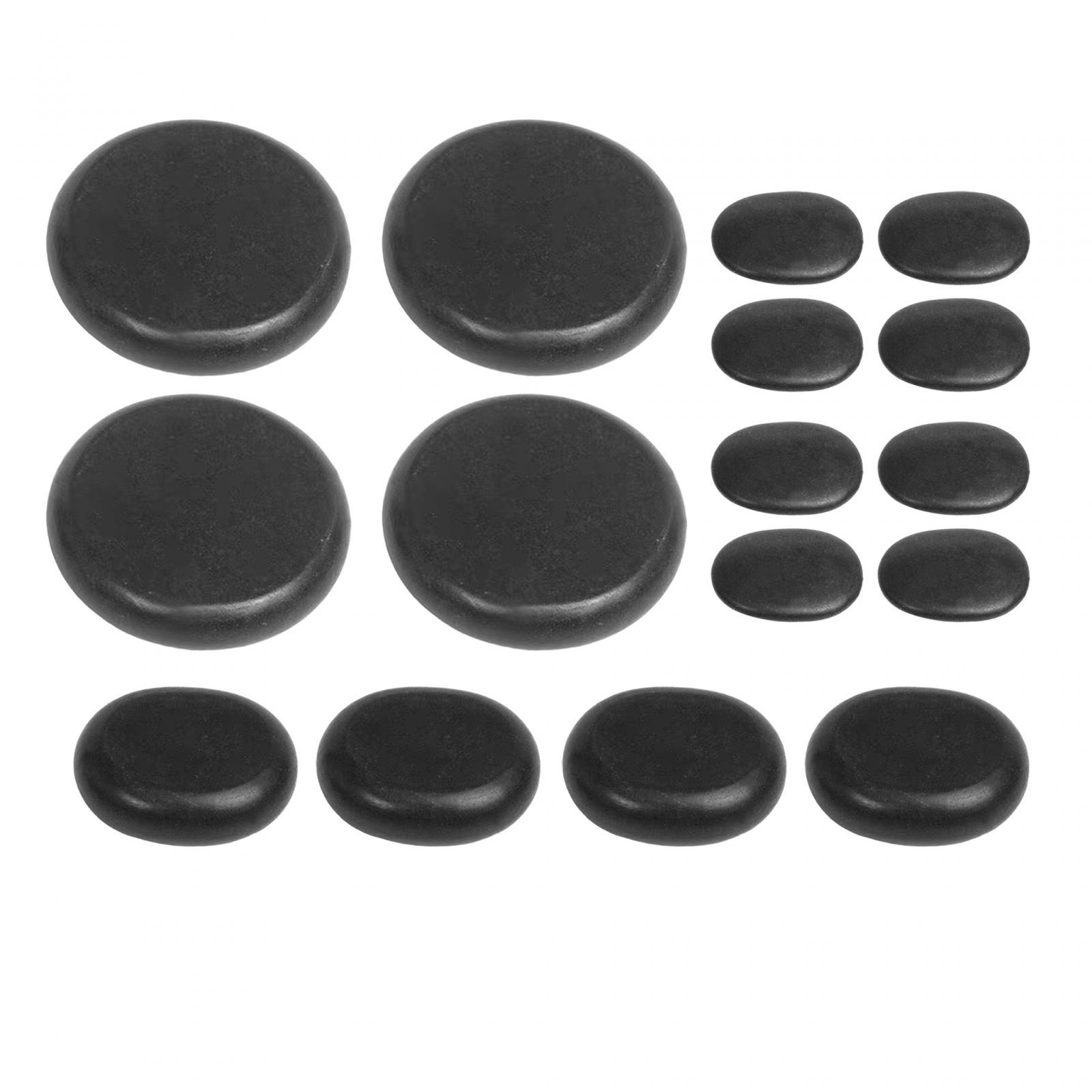 16 Pieces Hot Stone Massage Set SPA Stones Professional Multifunctional Heated Warmer Rocks
