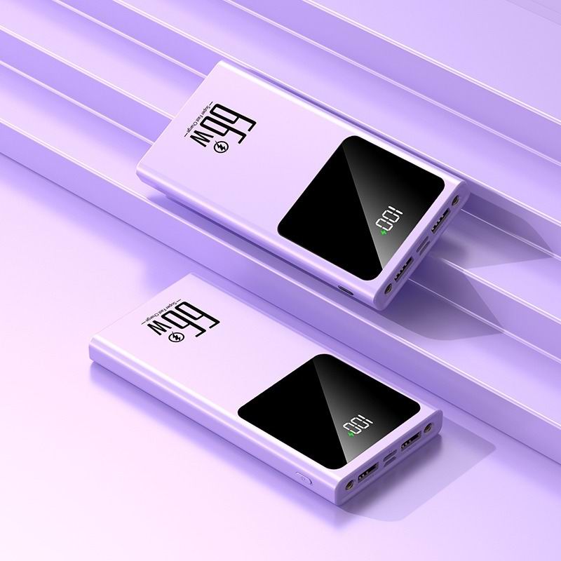 66W 20000mAh Large Capacity Power Bank Two-way Fast Charging Lightweight External Battery Portable For Mobile Phone PowerBank