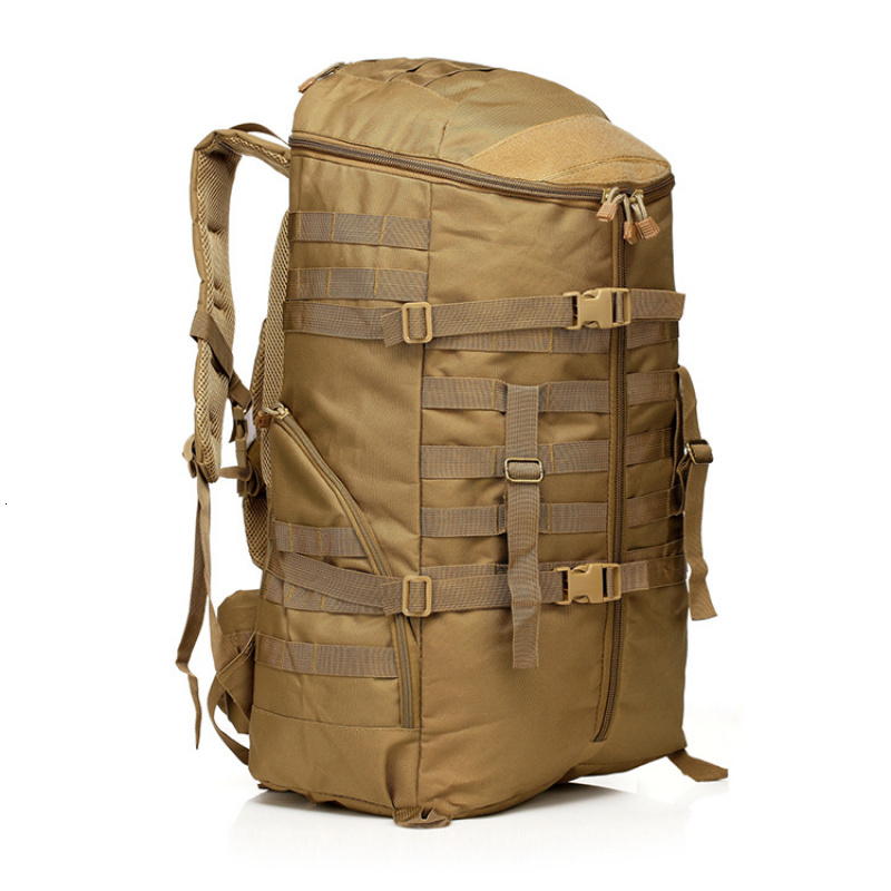Outdoor Men's Large Capacity Leisure Tactical Camping Mountaineering Multi-Functional Backpack Nylon Sport Style BagVoyage