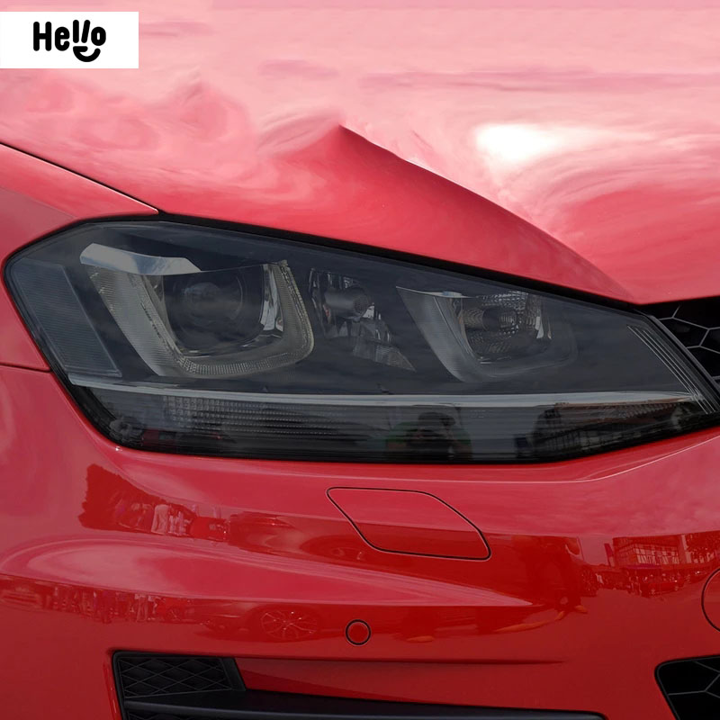 Car Headlight Tint Black Protective Film Taillight Transparent TPU Sticker For Volkswagen VW Golf 7 MK7 2012-2019 Accessories