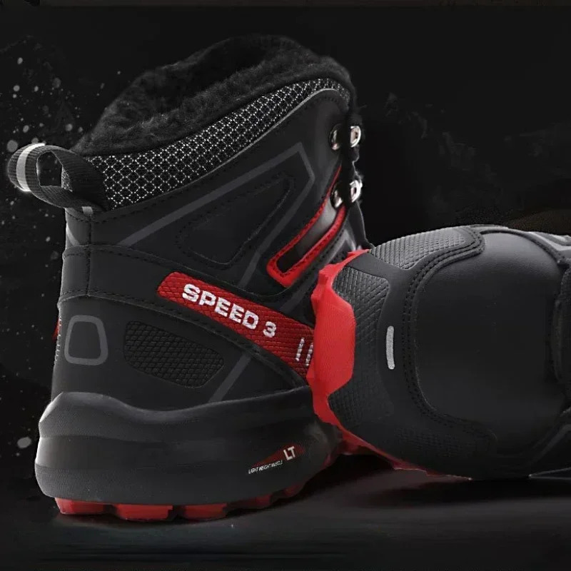 Hiking for Winter Warm Snow Outdoor Non Slip Sneakers High Quality Comfor Men Walking Shoes Waterproof Boots 241111
