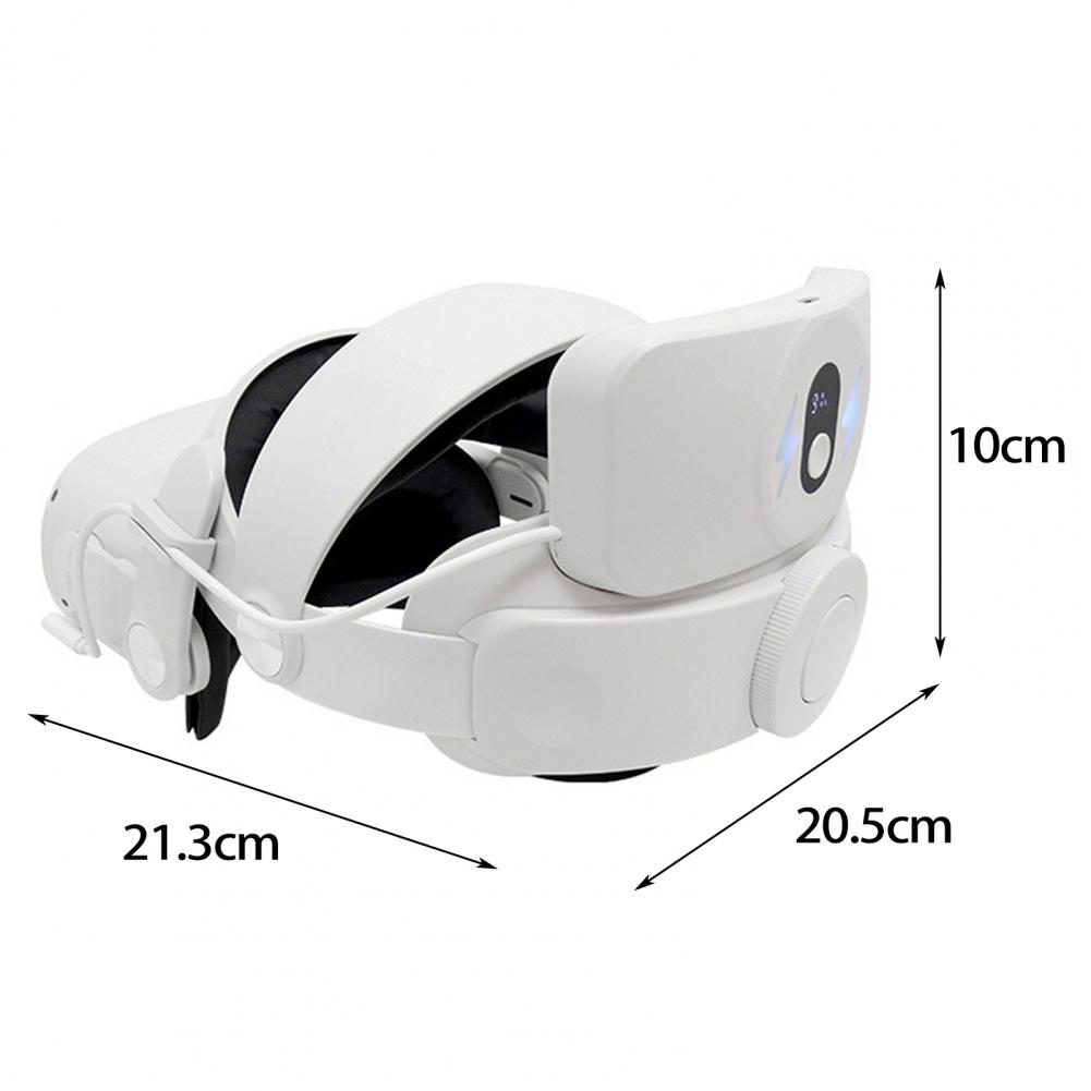 VR Headset Strap Detachable 5300mAh Magnetic Power Bank Battery Pack Head Strap Power Bank VR Accessories for Oculus Quest2