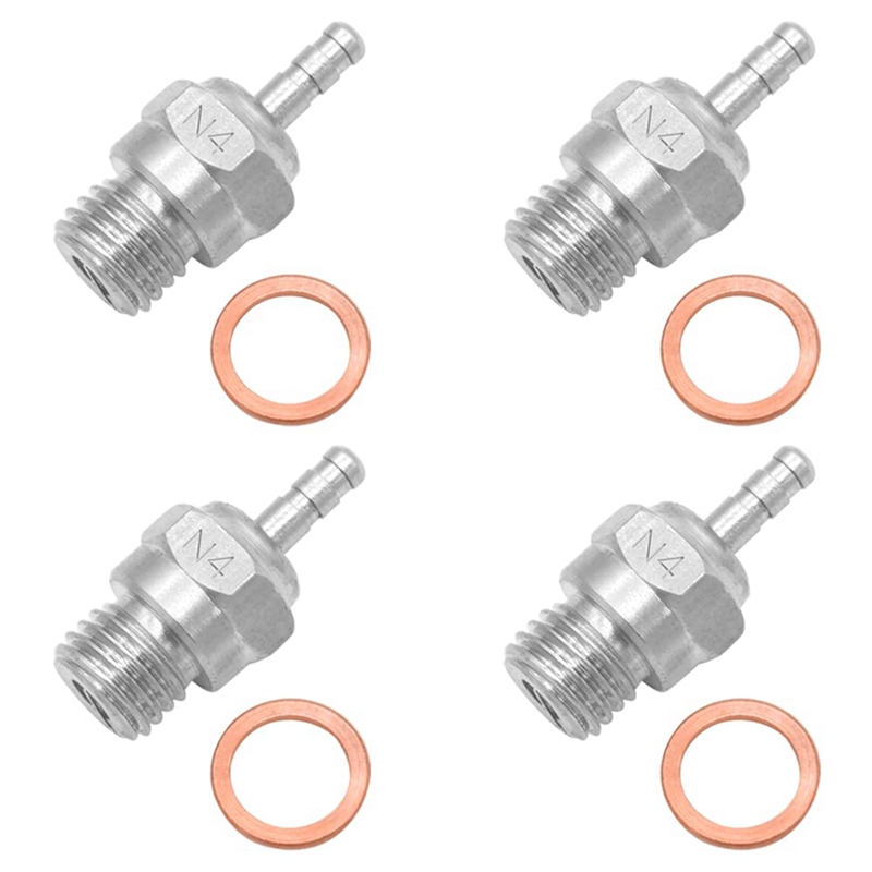 Hot Glow Plug N4 Spark Nitro Engine Parts Replace OS For HSP HPI Redcat 1/8 1/10 RC Car Truck