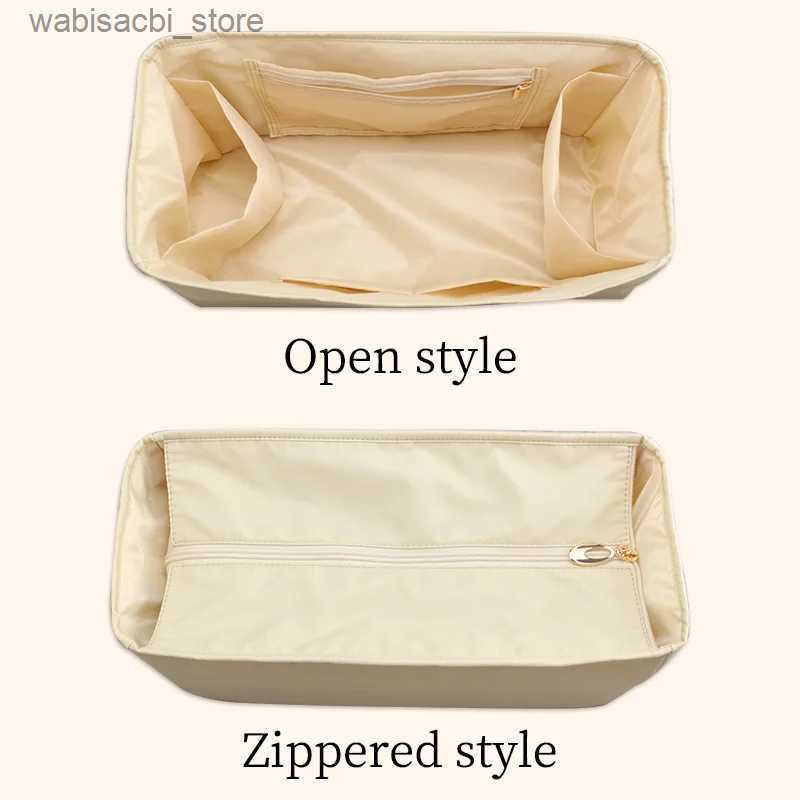 Cosmetic Bags TINBERON Handbags Organizer Fits For Garden Party Bag 36 Travel Makeup Bag Cosmetic Organizer Nylon Inner Bag Insert Organiser L49