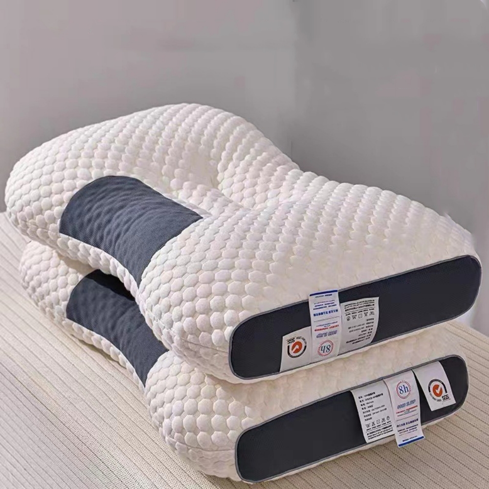 3D SPA Massage Pillow Cervical Orthopedic Neck Pillow To Help Sleep And Protect The Pillow Neck Soybean Fiber Massage Pillow