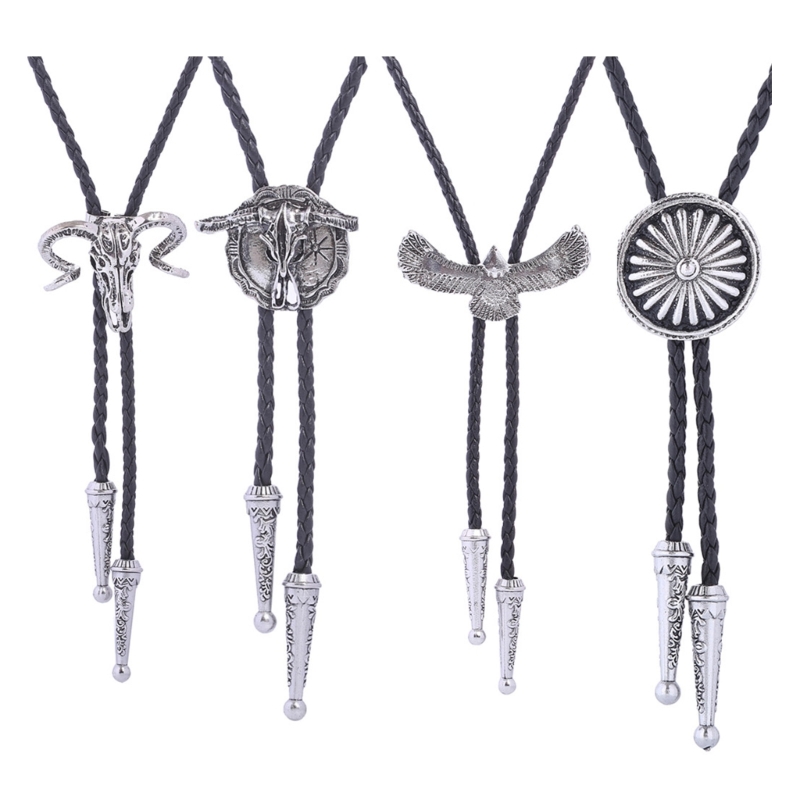 Adjustable Bolo Tie Popular Western Cowboy Teens Men Necklaces Dance Necktie Drop Shipping 5b2d0 5 96832