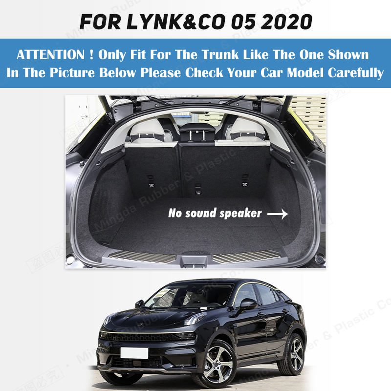 Auto Full Coverage Trunk Mat For LYNK&CO 05 2020 Anti-Dirty Car Boot Cover Pad Cargo Liner Interior Protector Accessories b9904