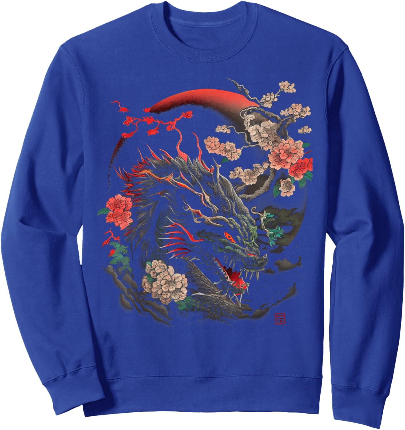 Long Sleeve Shirts for Men sweatshirt Japanese Tokyo Dragon Asian inspired Retro 80's Graphic Tees Sweatshirt T shirt Tee Streetwear Casual tops 