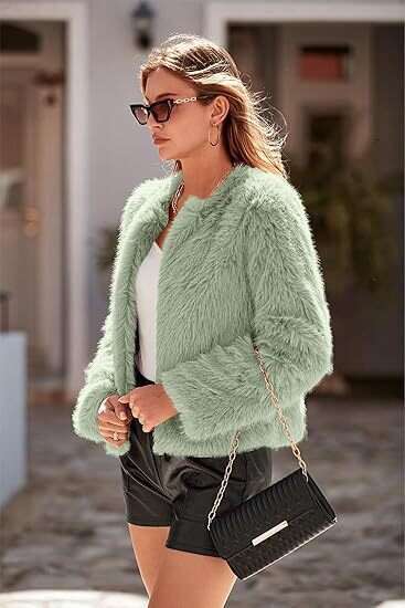 shanshi fur coat women Fashion Show Women's Autumn/Winter Imitation Fur Medium to Long Coat