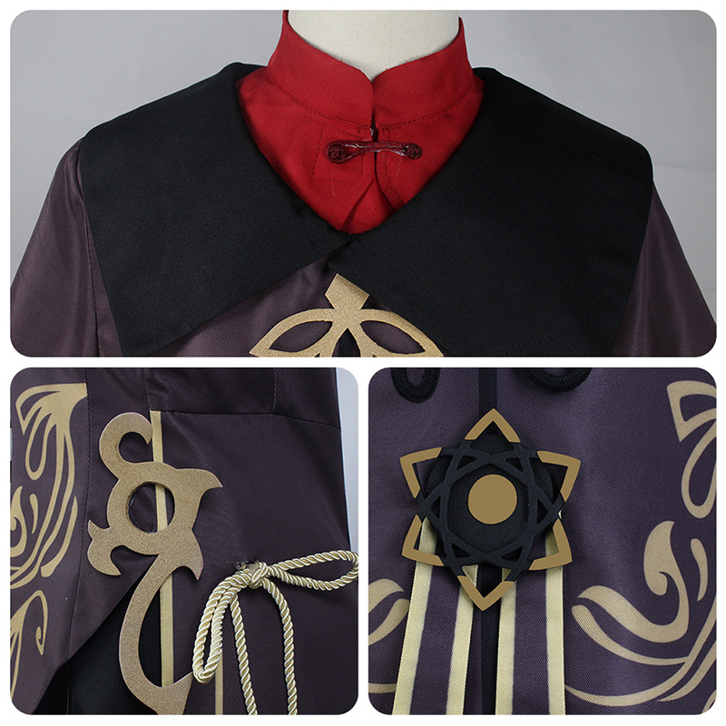 Hutao Cosplay Game Genshin Impact Cosplay Costume Hu Tao Chinese Style Uniform Wig Set Halloween Costume Clothing for Women ff68e