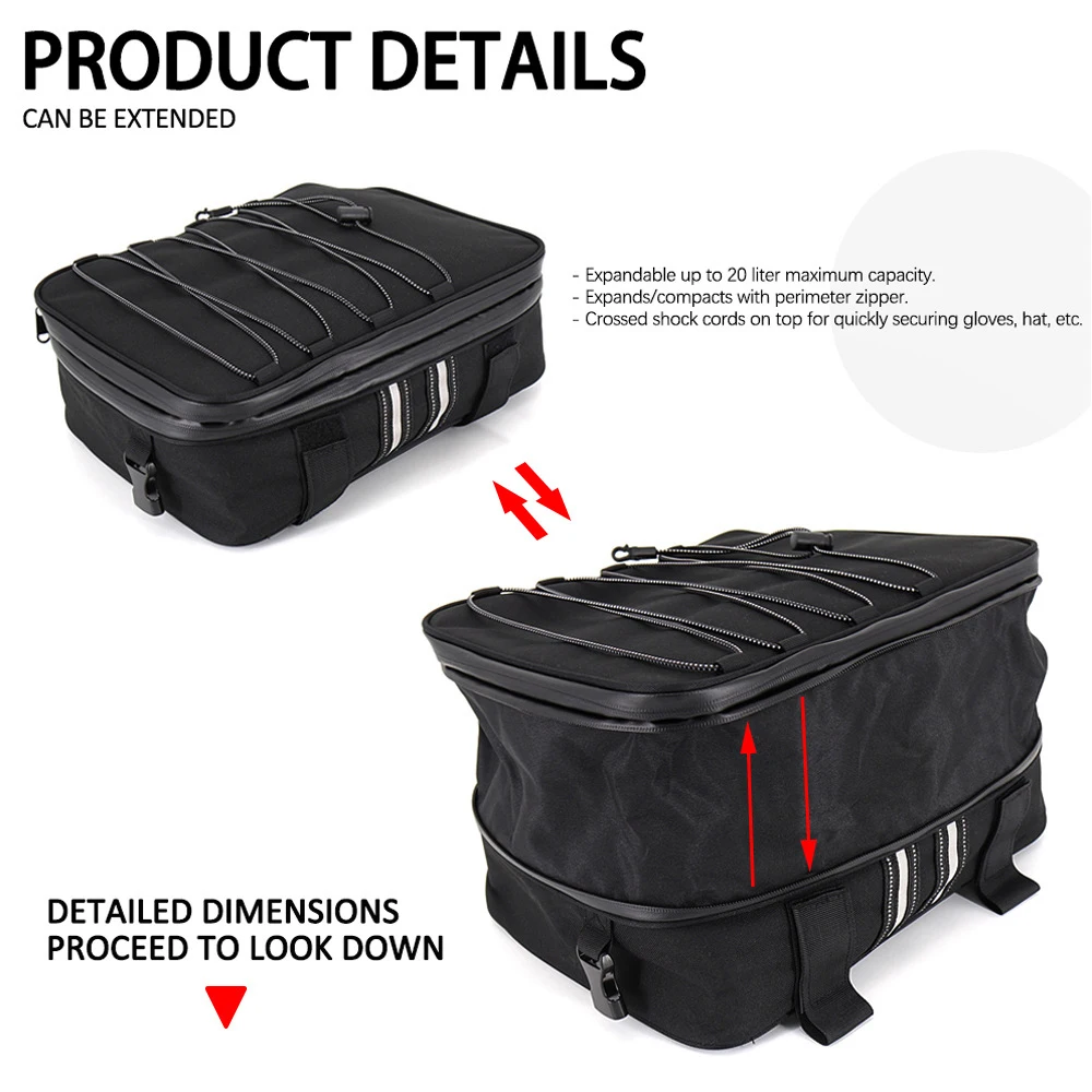 Motorcycle Top Panniers Bag Case Lage Bags For R1200 R1200GS 1250 GS LC Adventure F650GS G310GS ADV Accessories