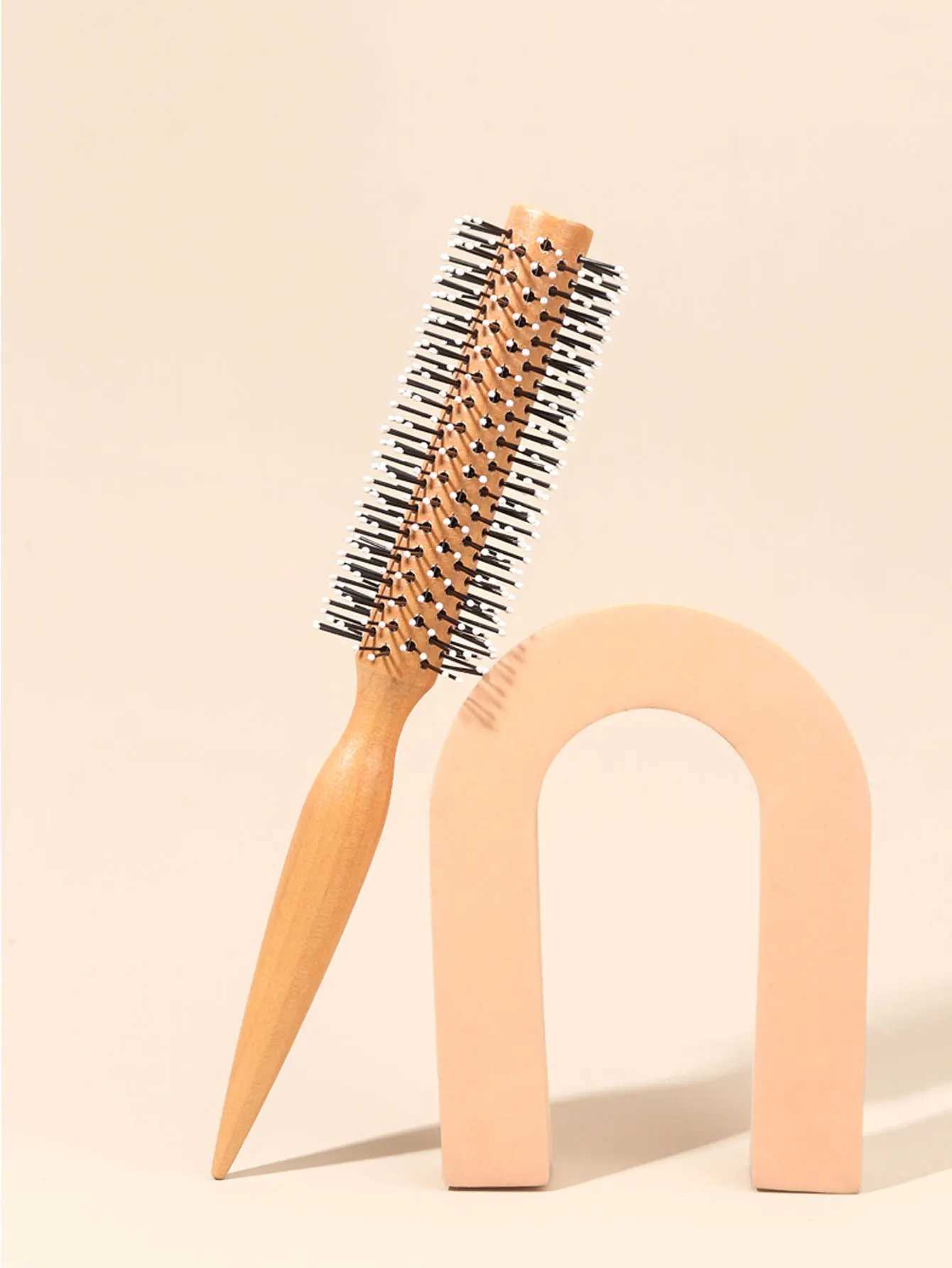 PC Curling Brush for Drying Curling and Straight Head Massage W241112