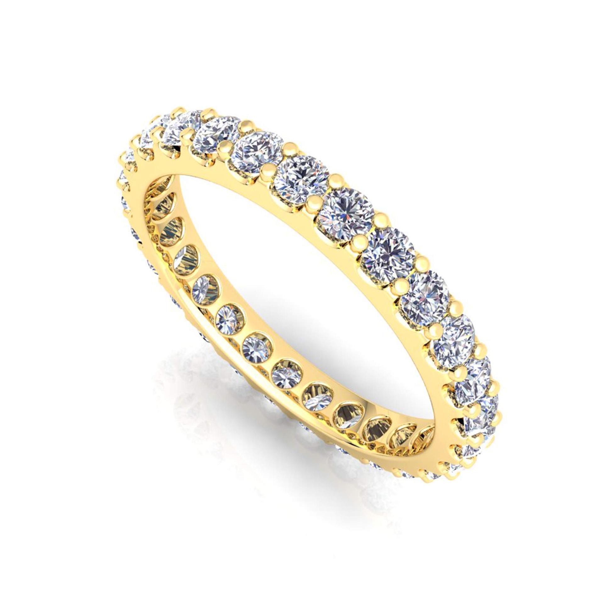 Sparkling Gorgeous Handmade Full Round Cut Moissanite Diamond Gemstones Wedding Rings Pure 100% 925 Sterling Silver Party Women Band Ring Gift