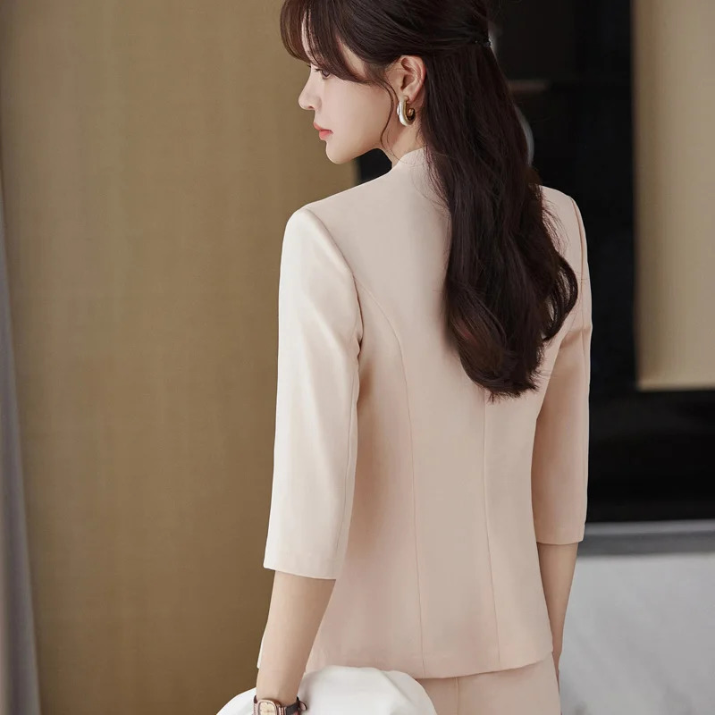 AIyssa mid sleeved womens jacket exquisite fashionable and elegant Spring and Summer 241111