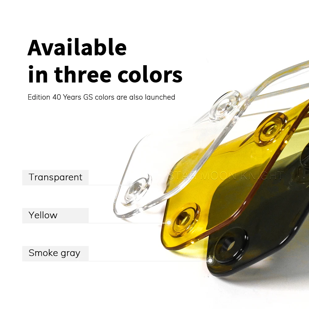 For BMW R1250GSA 2019- R 1200 GS ADV GSA 1250 1200 Adventure Motorcycle Upper Windshield Side Deflector Windscreen Wind Guard