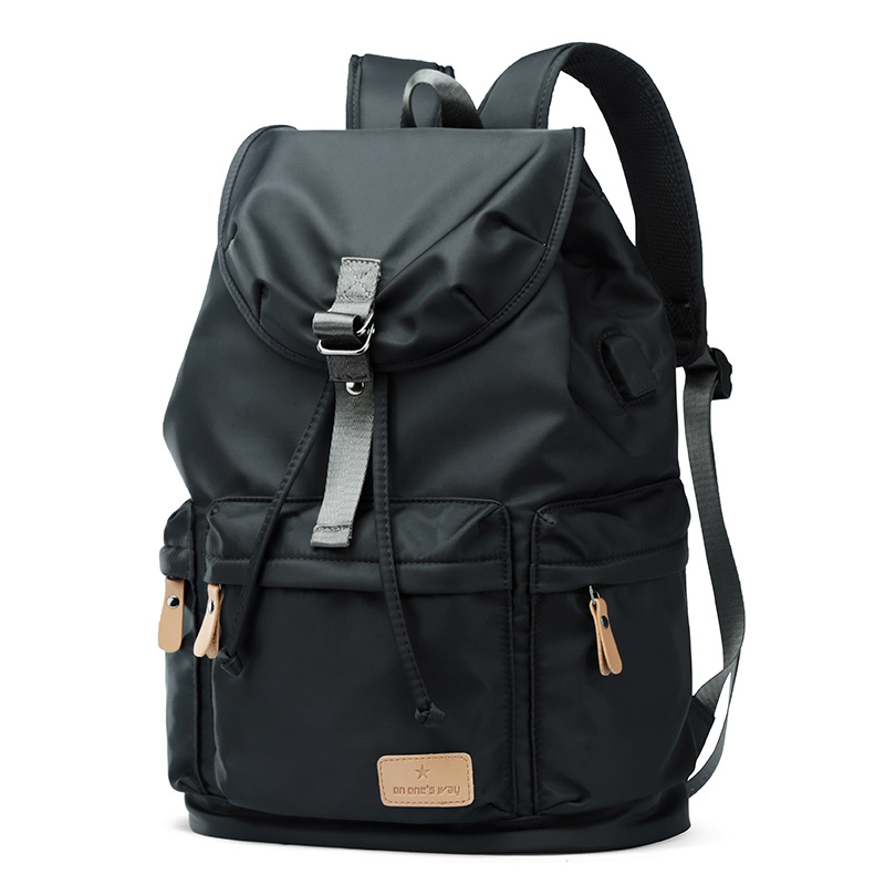 Waterproof 14 Inch Laptop Backpack USB Charging Large Capacity Vintage School Bags For Men Women Daypacks Mochila Male af2a6