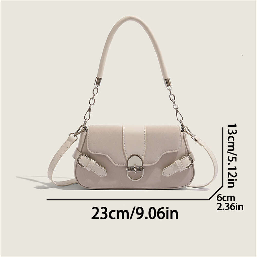 Women's 2024 Summer OL Light Retro series Hardware Flip Bag Crossbody bag for women