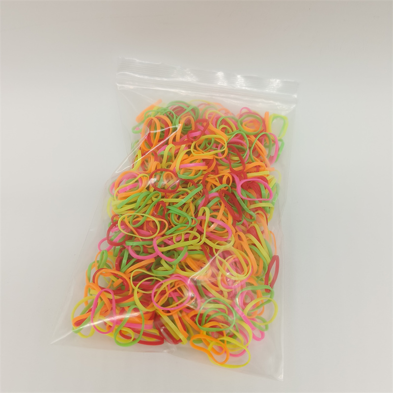 500Pcs/Lot Rubber Bands for Hairs Kids Hair Accessories Disposable Elastic Headband Small Colorful Ponytail Holder Hair Ties 62432 5 0e93f