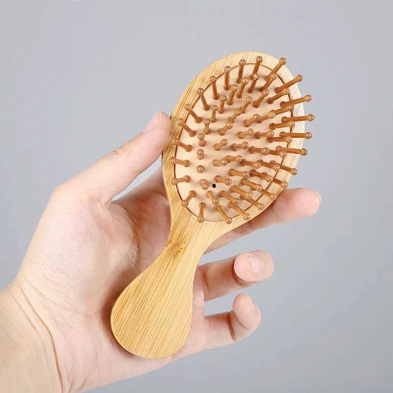 New Sdottor Wood Bamboo Brush Air Massage Comb Anti static Scalp Comb Air Bag Hair Care W241112