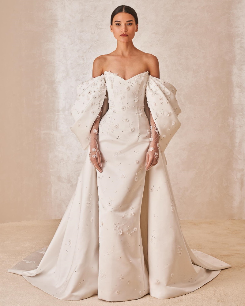 Qcenkeren Vestidos de novia Sweetheart Wedding Dresses Mermaid Elegant Appliques Sweep Train Bridal Gowns For Sexy Women 2024