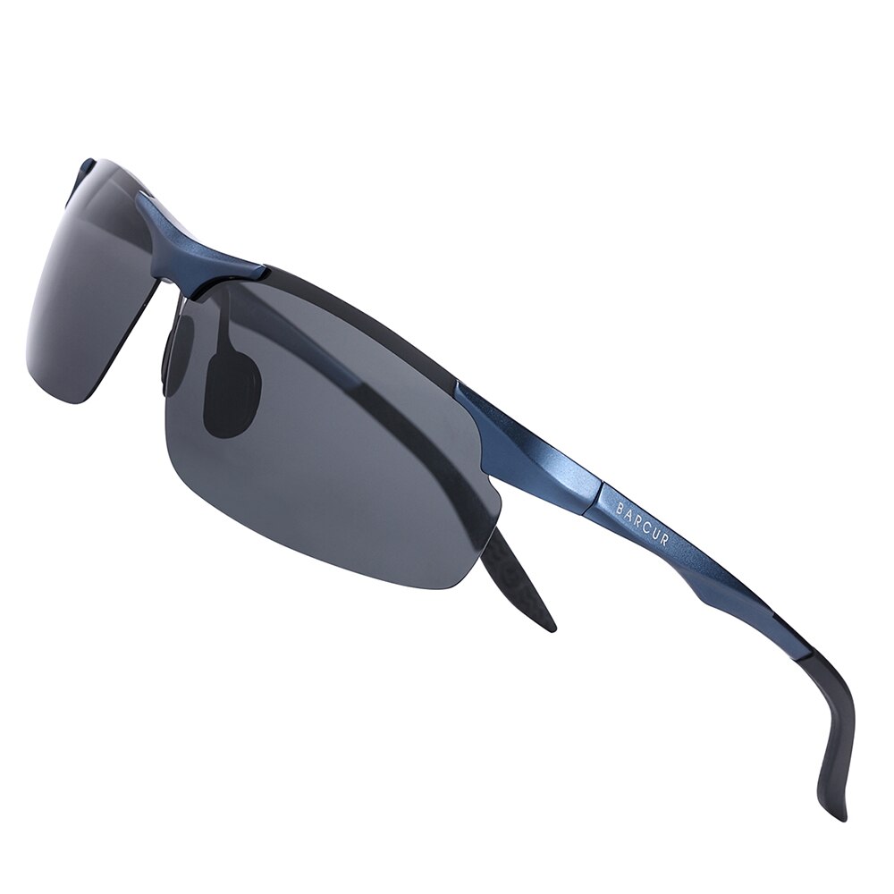 BARCUR Aluminium Magnesium Frame Brand Designer Sunglasses Frame Men Photochromic Rectangle Ultralight Eye Sport Eyewear f7a15