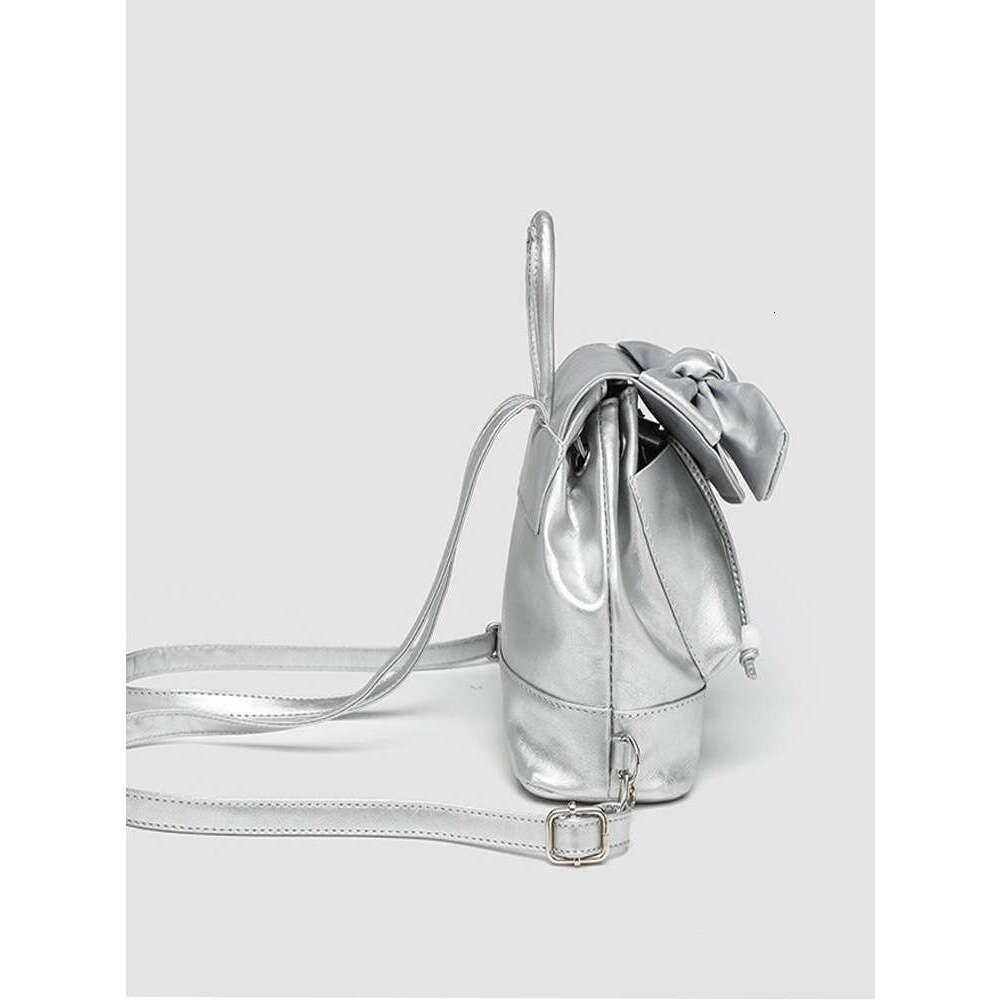 2024 New fashion new school travel small backpack niche design senior bow bag