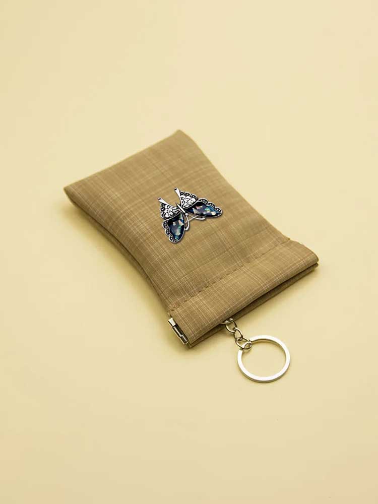 Women's Key Wallets - PU For Driving & Home Cross-Color Neo-Classicist Decor Ring 7837d
