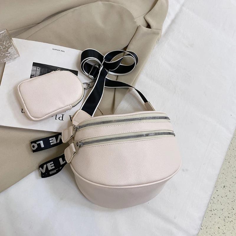 2025 NEW Drawstring Multi-pocket Women Shoulder Bag Fashion PU Leather Female Handbag Casual With Mini Purse Portable Adjustable For Girls Shopping zh