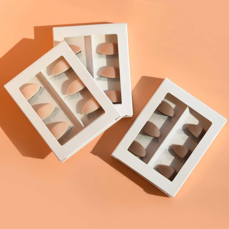 H&L Since 1990 Eyelashes Extensions Silicone Gel High Quality Replaceable Eyes Mannequin Head Makeup Tools