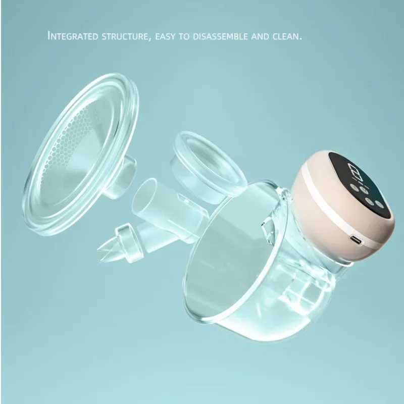 Breastpumps Breastpumps Wearable Electric Breast Pump Silent Milk Collection Hands-free Invisible Automatic Intelligent Breast Pump Breastfeeding 2404