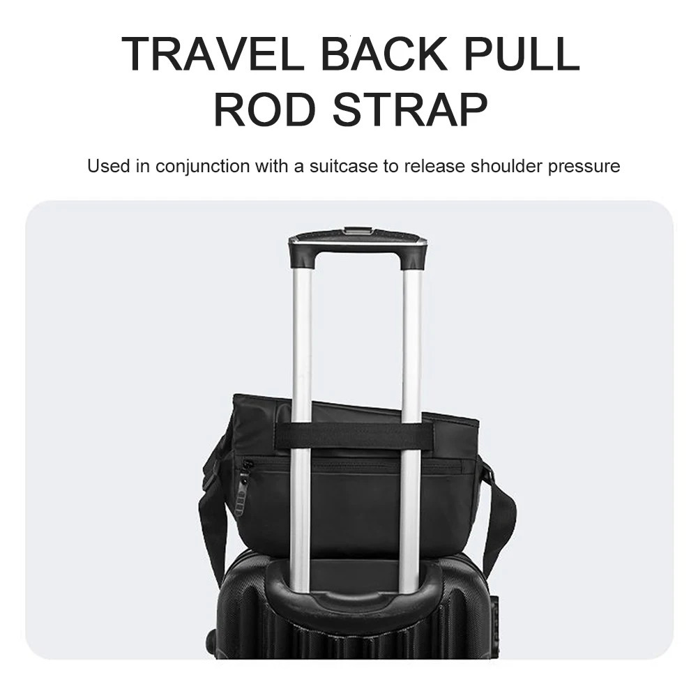 Multipurpose AntiTheft Crossbody Bags For Men Fashion Sling Chest Shoulder Bag Backpack for Travel Cycling Casual Daypack Work 241111