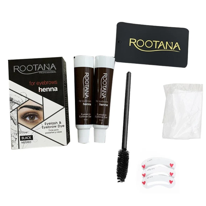 1pcs HENNA EYEBROWS TINT Professional Brow Dye Cream Makeup Waterproof Long-lasting Dye Tattoo Cream Henna Eyebrow brow liner beada