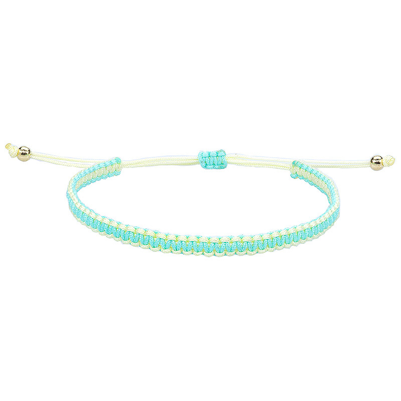 Outdoor Women Man Friendship Beach Bracelet Luck Thread Knots Woven Braid Rope Weave Hand Wrist Strap Bangle Jewelry Accessories 5b6ea 5