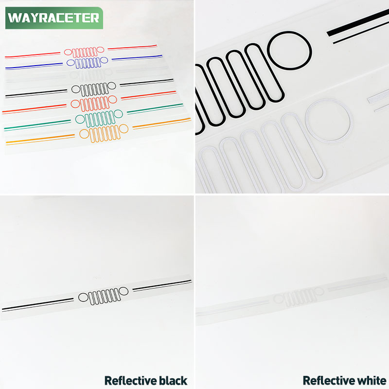 Reflective Car Front Windshield Windscreen Window Sticker For Jeep Wrangler Gladiator Renegade Compass Grand Cherokee Commander